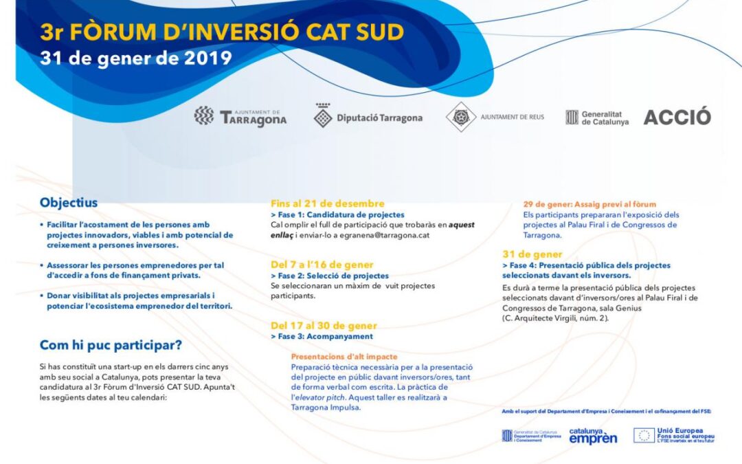 3r Fòrum d’Inversió CAT SUD