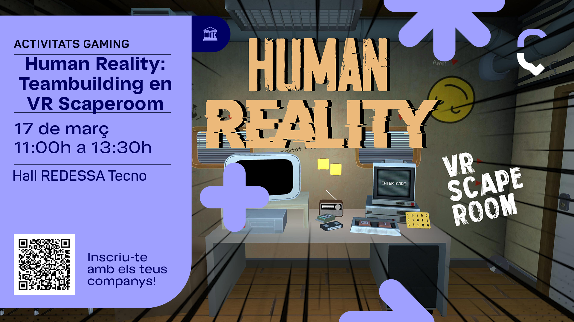 Human reality: teambuilding en VR Scaperoom
