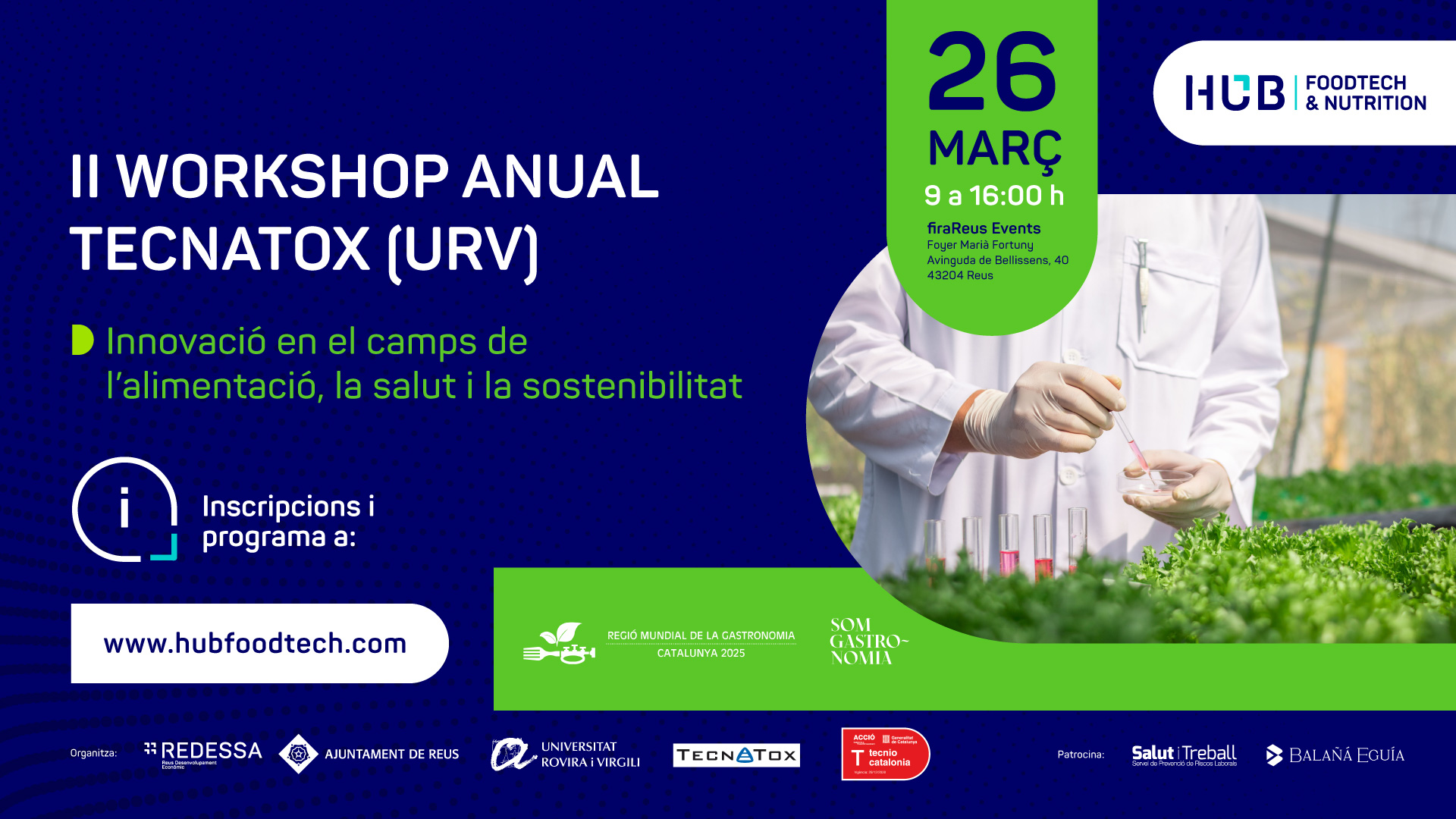 Imatge de II Workshop anual TecnATox URV