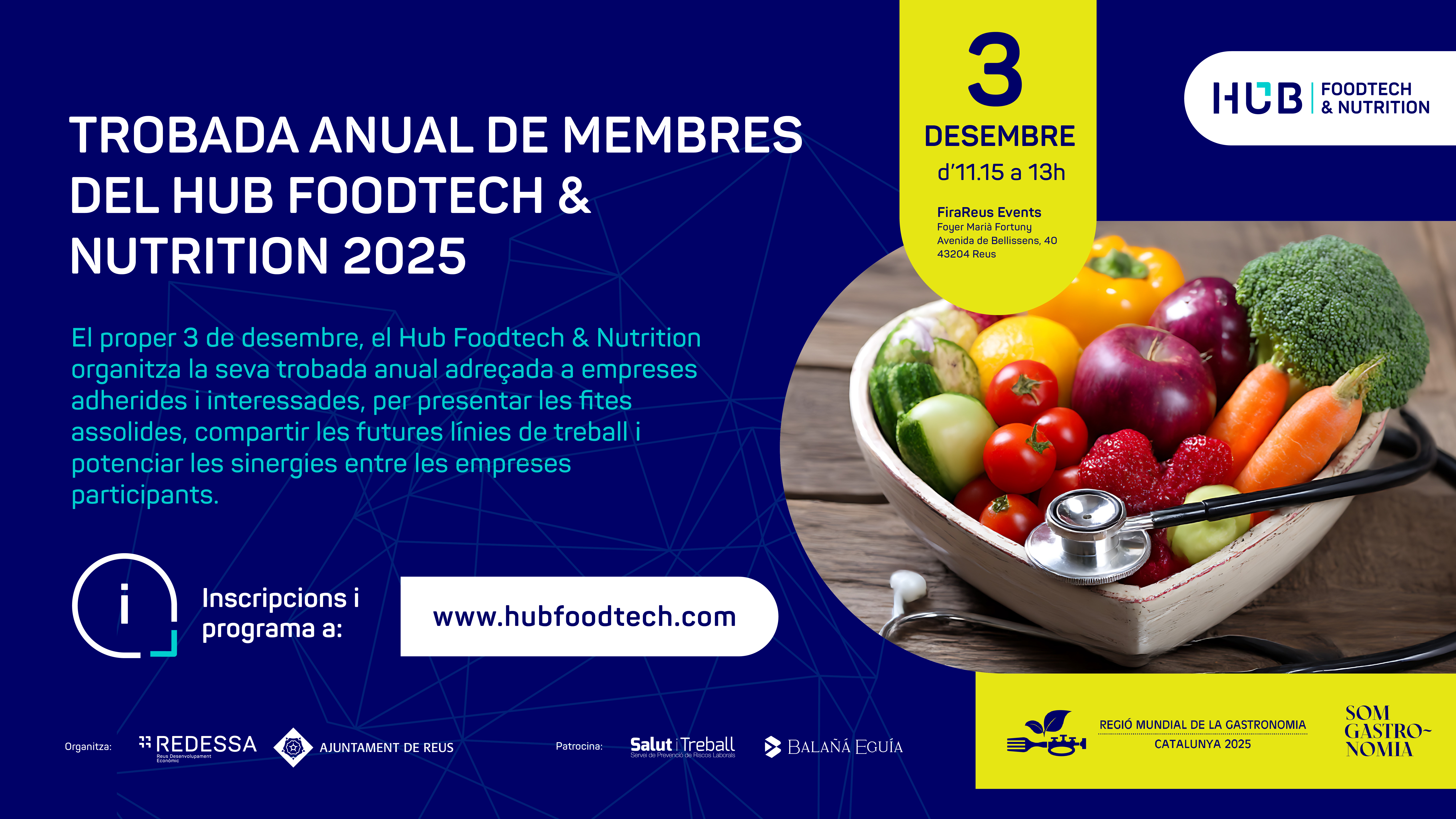 Imatge de Jornada Membres del Hub Foodtech & Nutrition 2025
