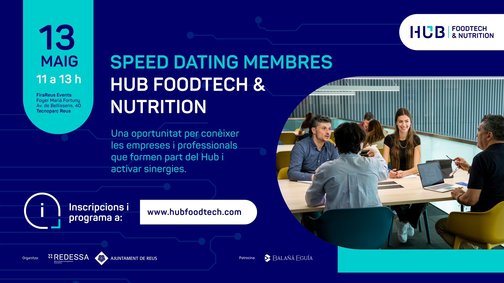 Imatge de Speed Dating membres Hub Foodtech & Nutrition