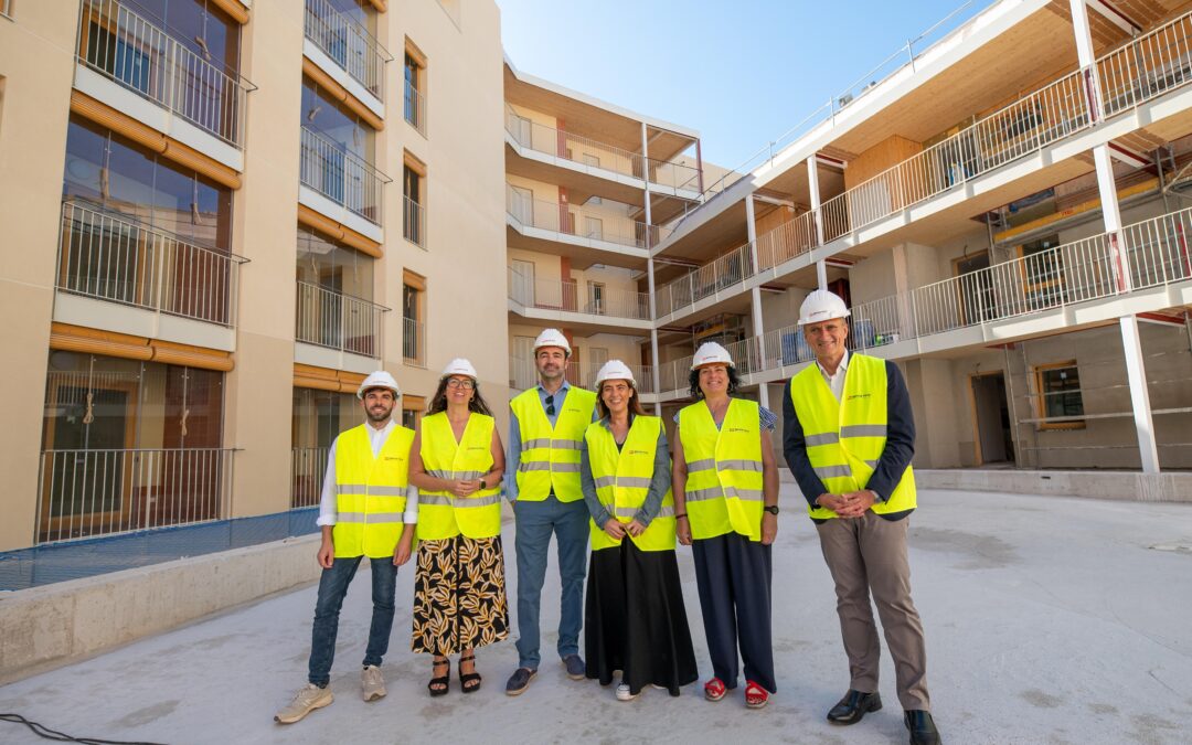 L’obra de la promoció municipal d’habitatge assequible de la Riera encara la recta final: arriba al 95%