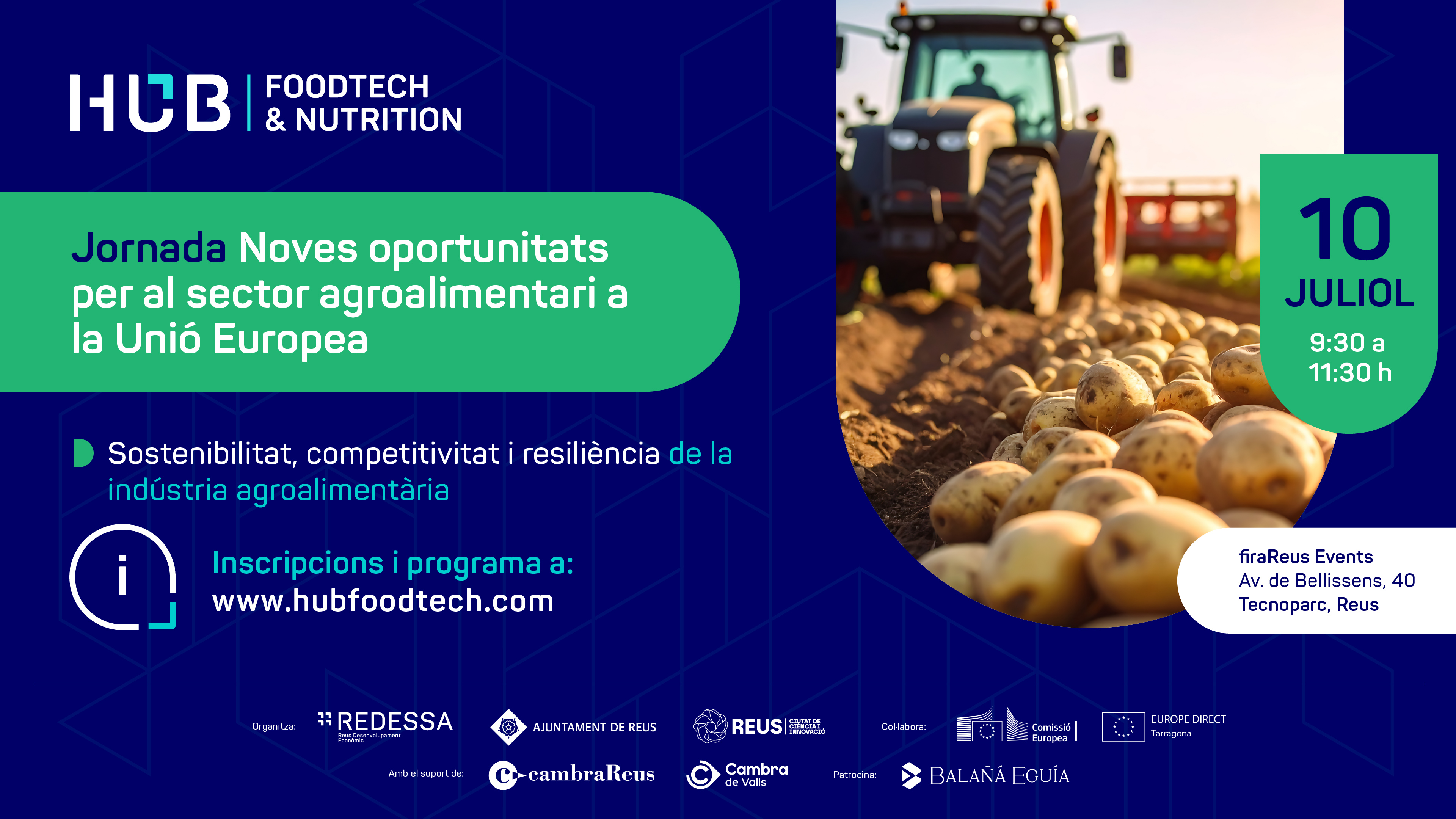 Imatge de Jornada “Noves oportunitats per al sector agroalimentari a la Unió Europea”