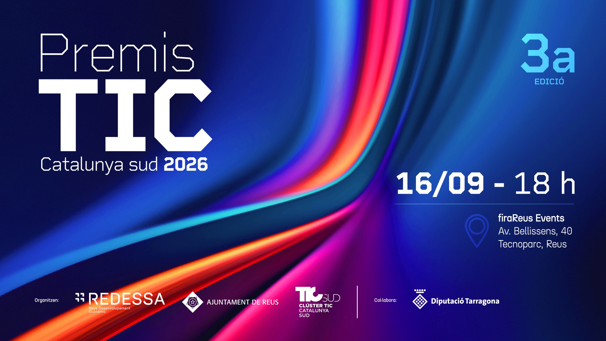 Imatge de 3a edició Premis TIC Catalunya Sud 2026