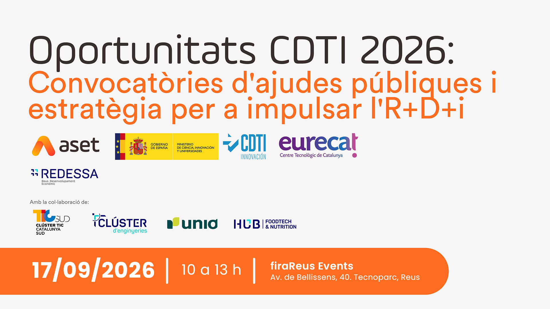 Imatge de Oportunitats CDTI 2026: Convocatòries d'ajudes públiques i estratègia per a impulsar l'R+D+i
