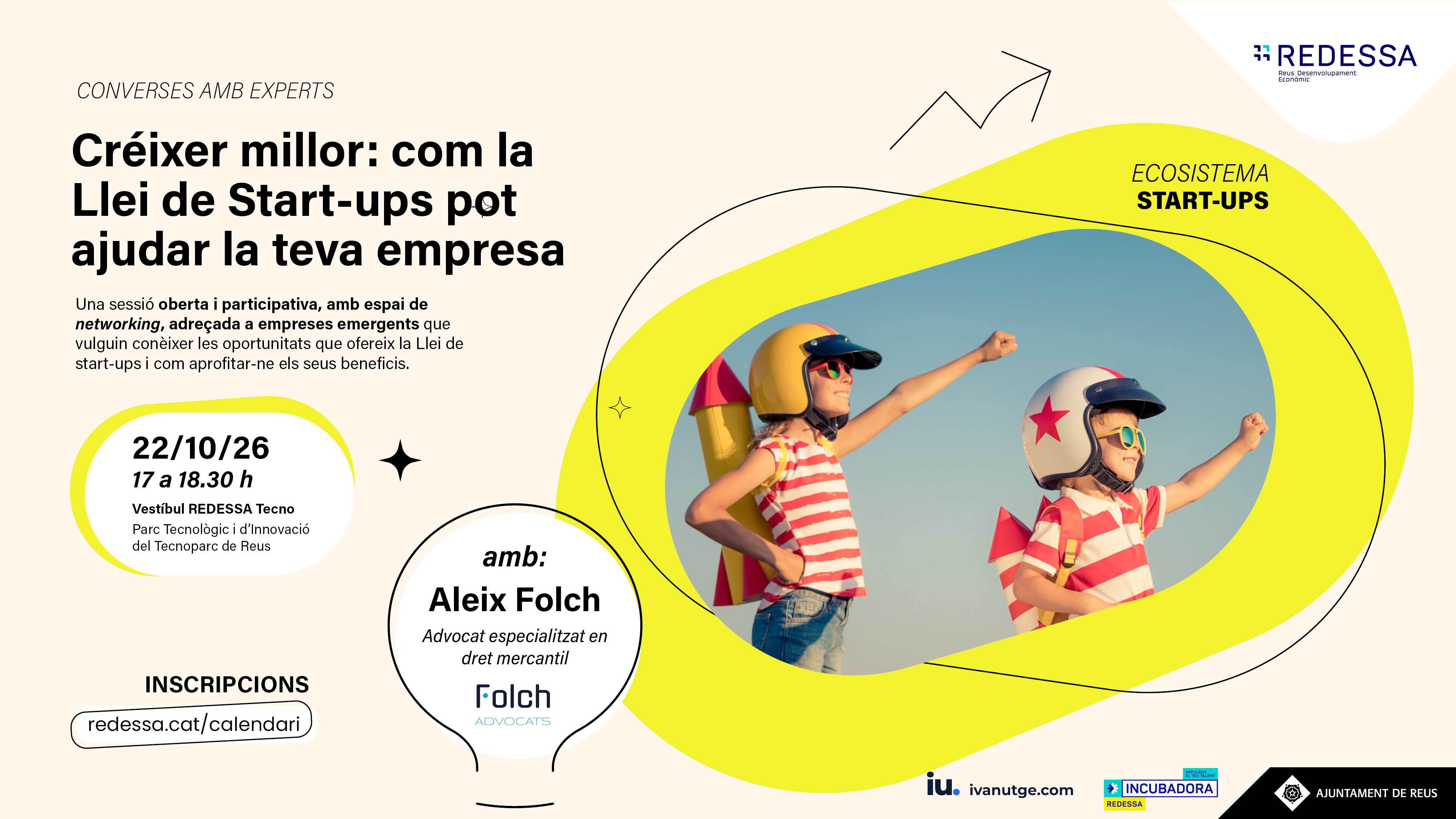 Imatge de Converses amb experts: Créixer millor, com la Llei de Start-ups pot ajudar la teva empresa